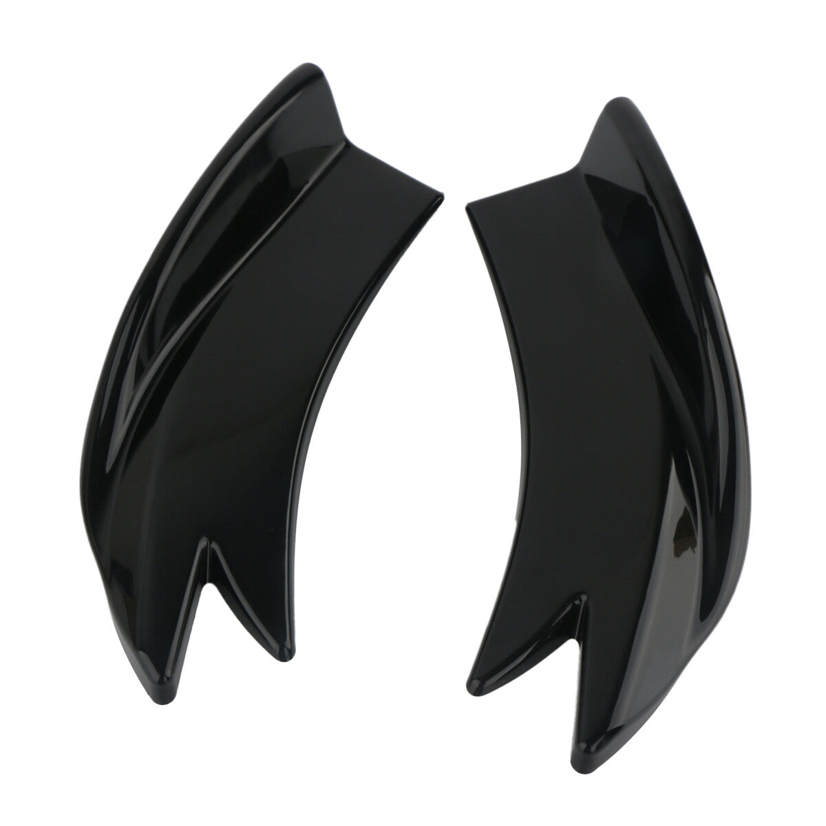 Sleek black rear bumper lip, side splitter, diffuser, boiler body kit