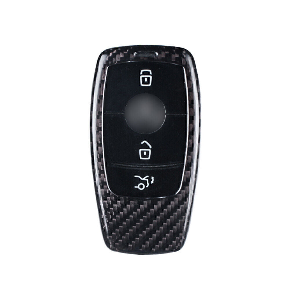 for Mercedes-Benz E Class W213 2016-18 Carbon Fiber Remote Key Shell Cover Case