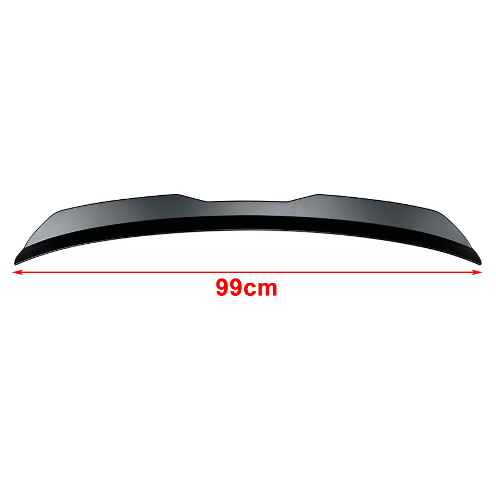 Carbon Fiber Universal Car Rear Roof Lip Spoiler Wing For Hatchback SUV MPV