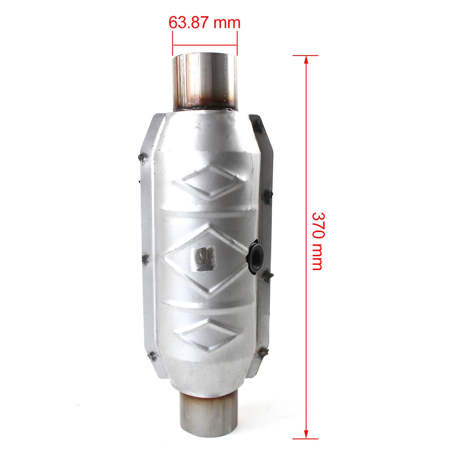 2.5 Inlet/Outlet Catalytic Converter w/ Heat Shield for Ford F-150 5.4L 5.0L V8
