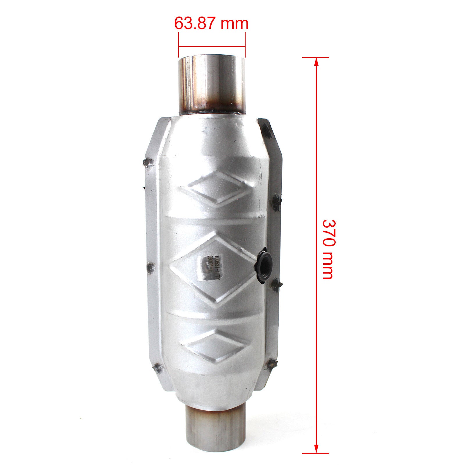 2.5 Inlet/Outlet Catalytic Converter w/ Heat Shield for Ford F-150 5.4L 5.0L V8