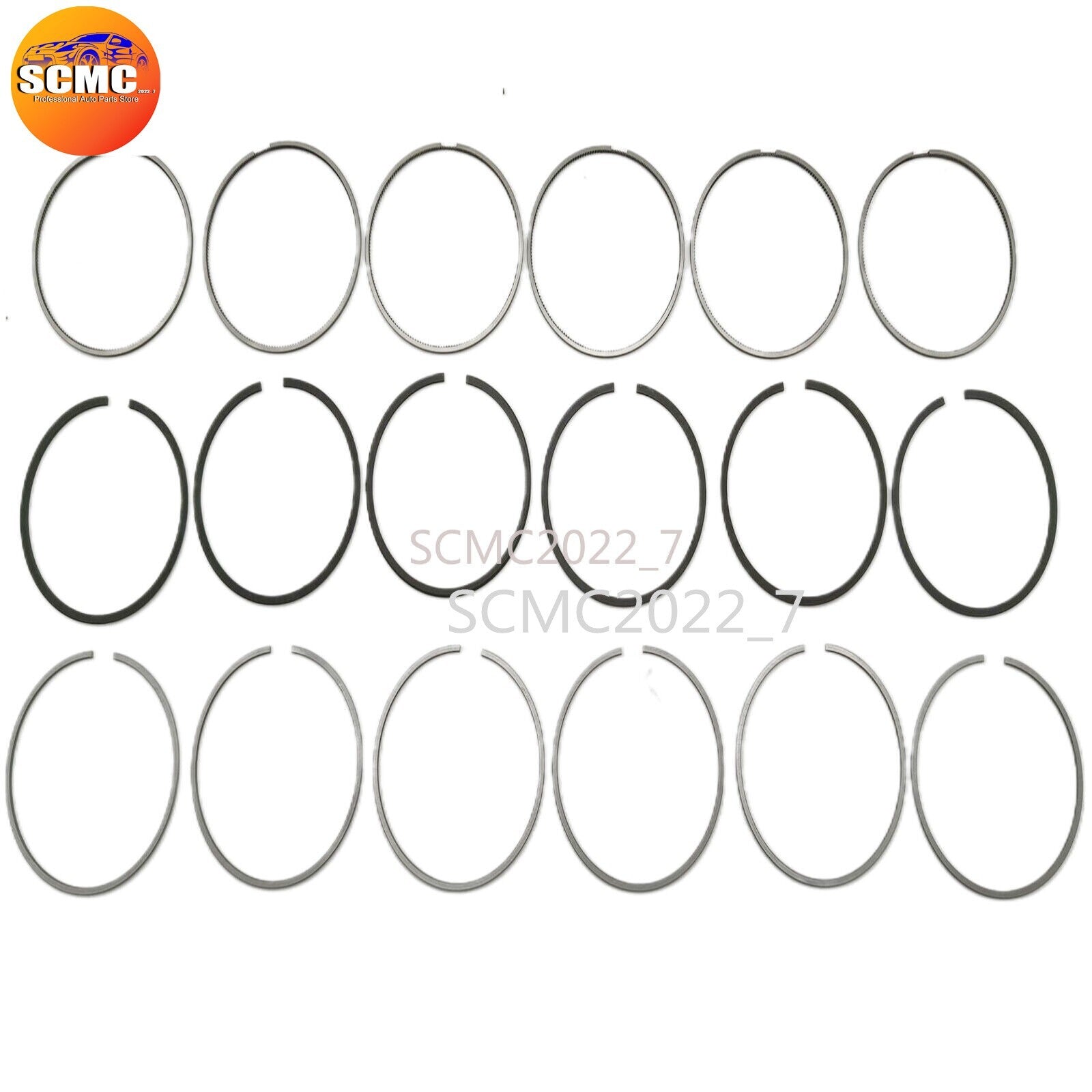 6x Piston Rings Set ¦µ83.01mm for VW for Audi A5 Q5 for Porsche 3.0 Diesel TDI 059198151P