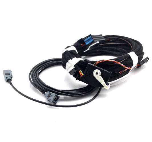 Add RGB Rear Reverse Camera Harness Cable for VW for Tiguan 2008-2013 RNS510 RCD510