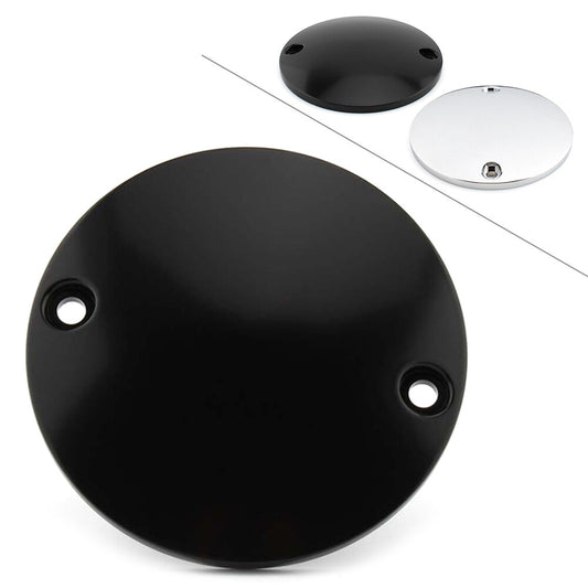 2Hole Chrome Domed Points Cover Softail Bigtwin for Harley Timing Ignition Timer