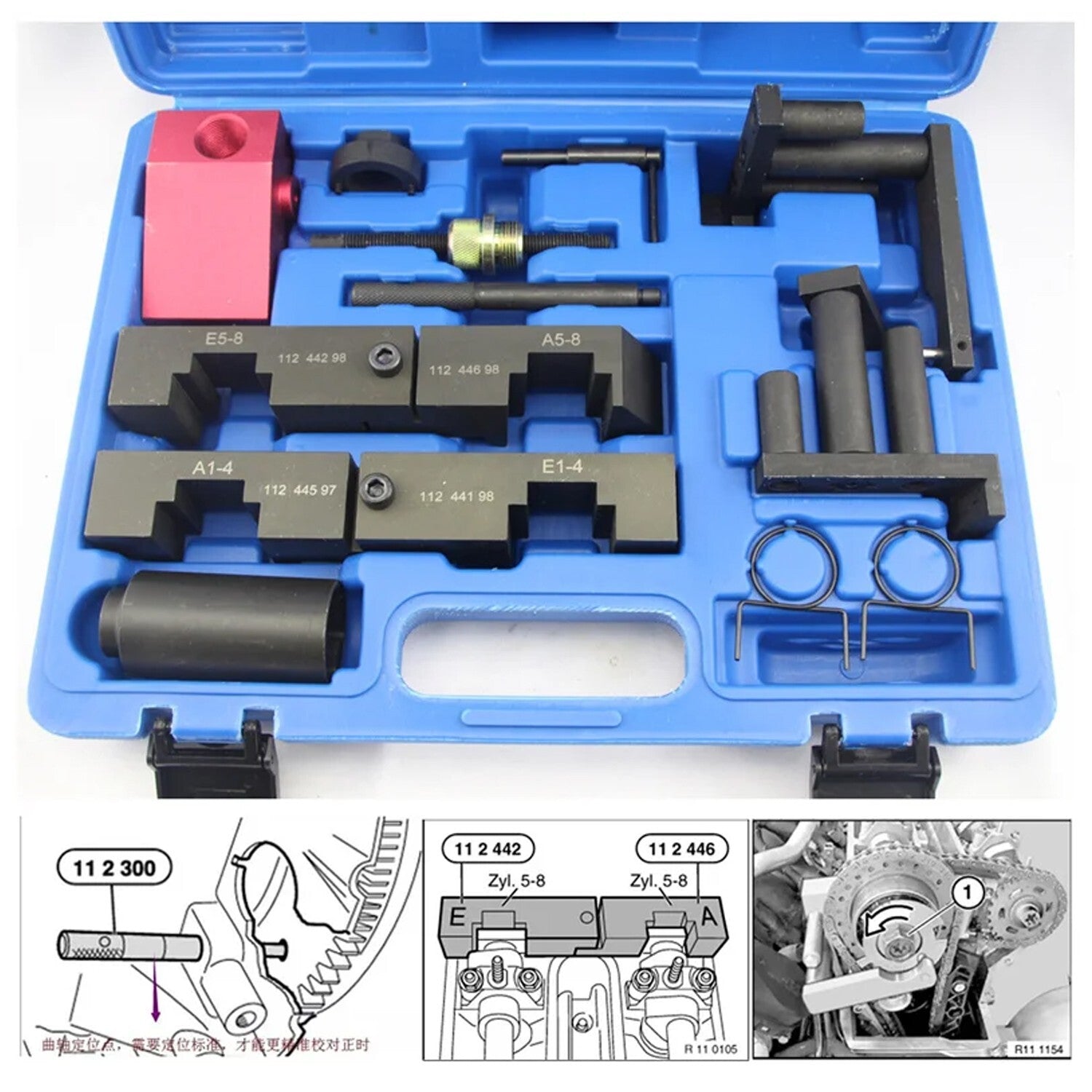 Camshaft Alignment VANOS Engine Timing Lock Tool Suitable for BMW M60 M62 M62TU