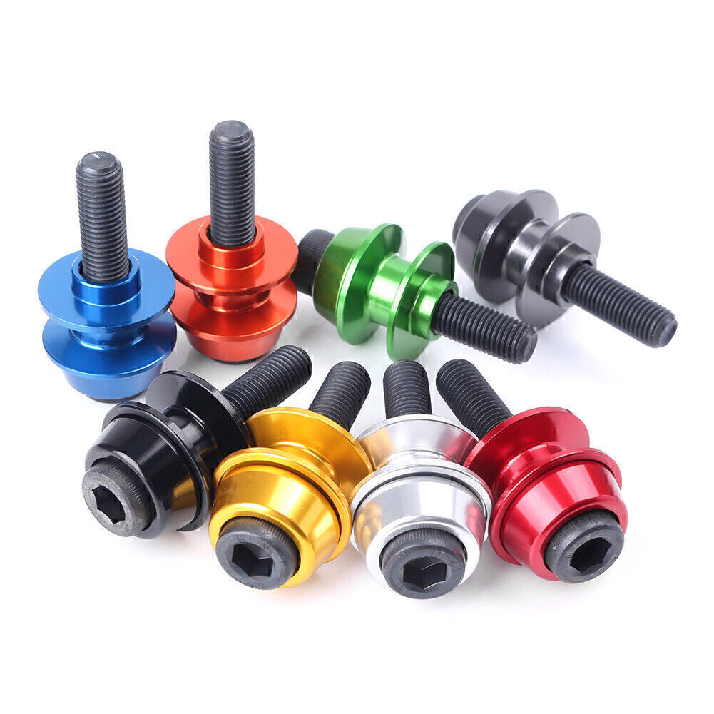 2pcs 10mm Swingarm Spool Slider Fit for SUZUKI GSX1300R HAYABUSA 1999-2019 Aluminum