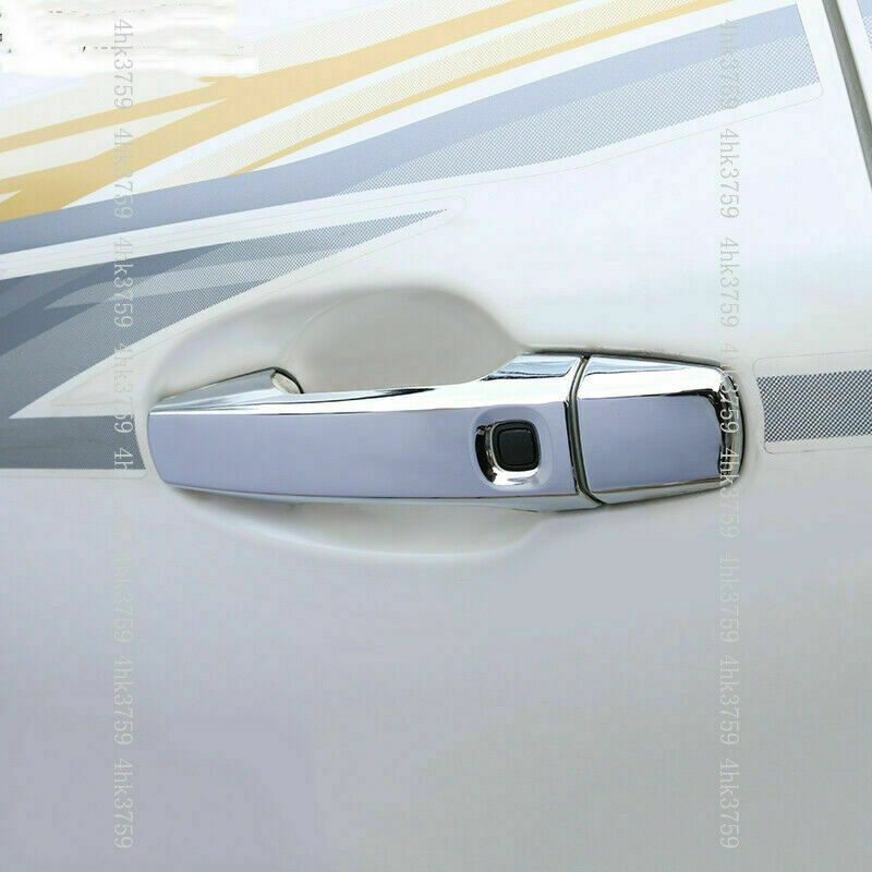 for Land Cruiser LC200 FJ200 2008-2015 Chrome External Door Handle Cover Trim 8X