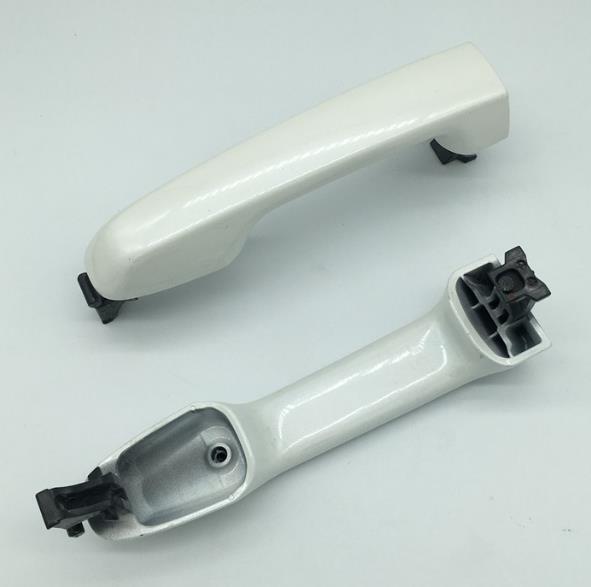 White Outside Door Handles Cover Accessories for Toyota Prado LC150 2010-2017