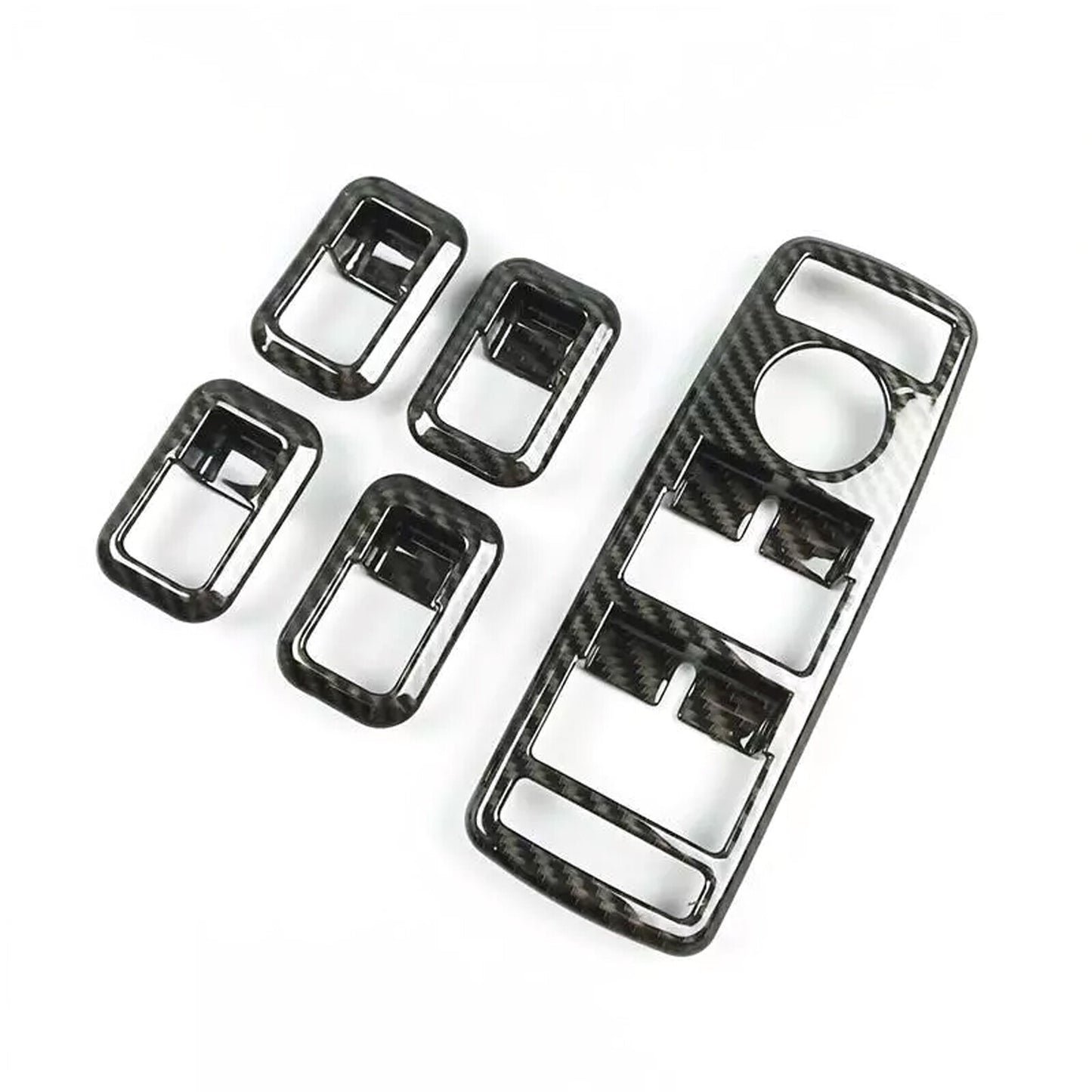 Carbon fiber window switch panel cover trim for Mercedes W246 W204 W212 W166
