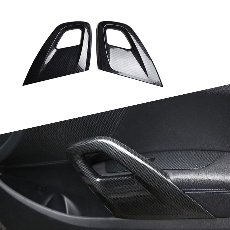 Pair Inner Door Armrest Panel Trim Cover Decor Fit for Hyundai for Veloster 2012-17