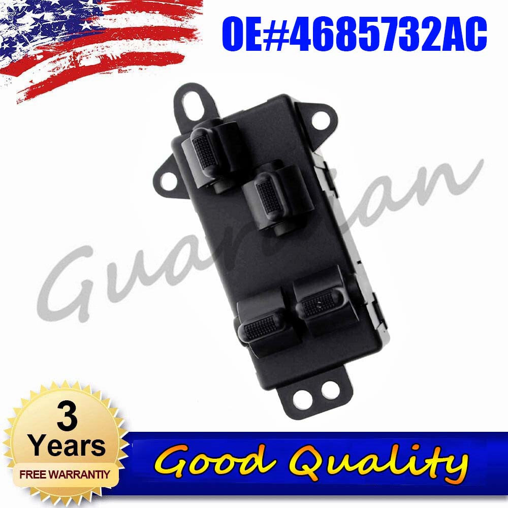 Window Switch Front Driver Left 4685732AC For Grand Caravan 2004-2007 2005 2006