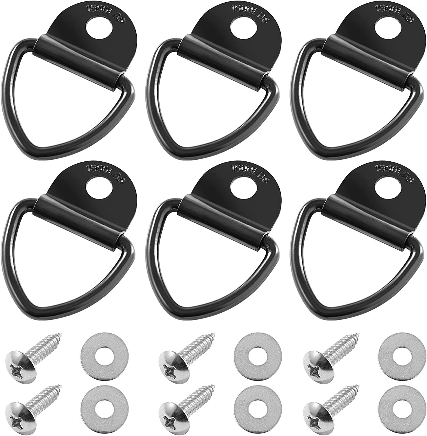 6p V-ring anchor 1/4 inch heavy-duty steel hook suitable for truck trailers