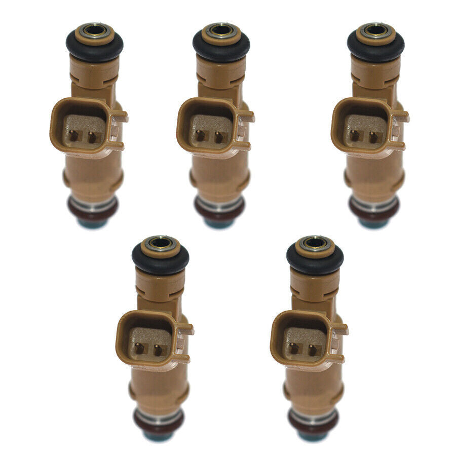 5PCS Fuel Injectors 8627815 for 2004-2010 for Volvo C30 S40 V50 2.5L L5 FJ1118