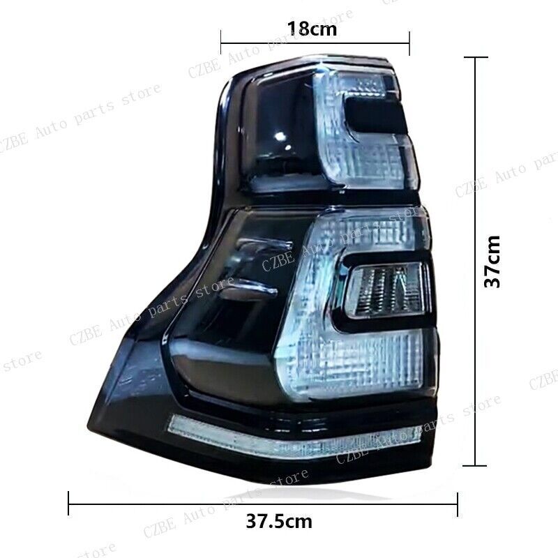 1Pcs for Toyota for Land Cruiser Prado LC150 2018-2020 Right Rear Tail Light Smoked
