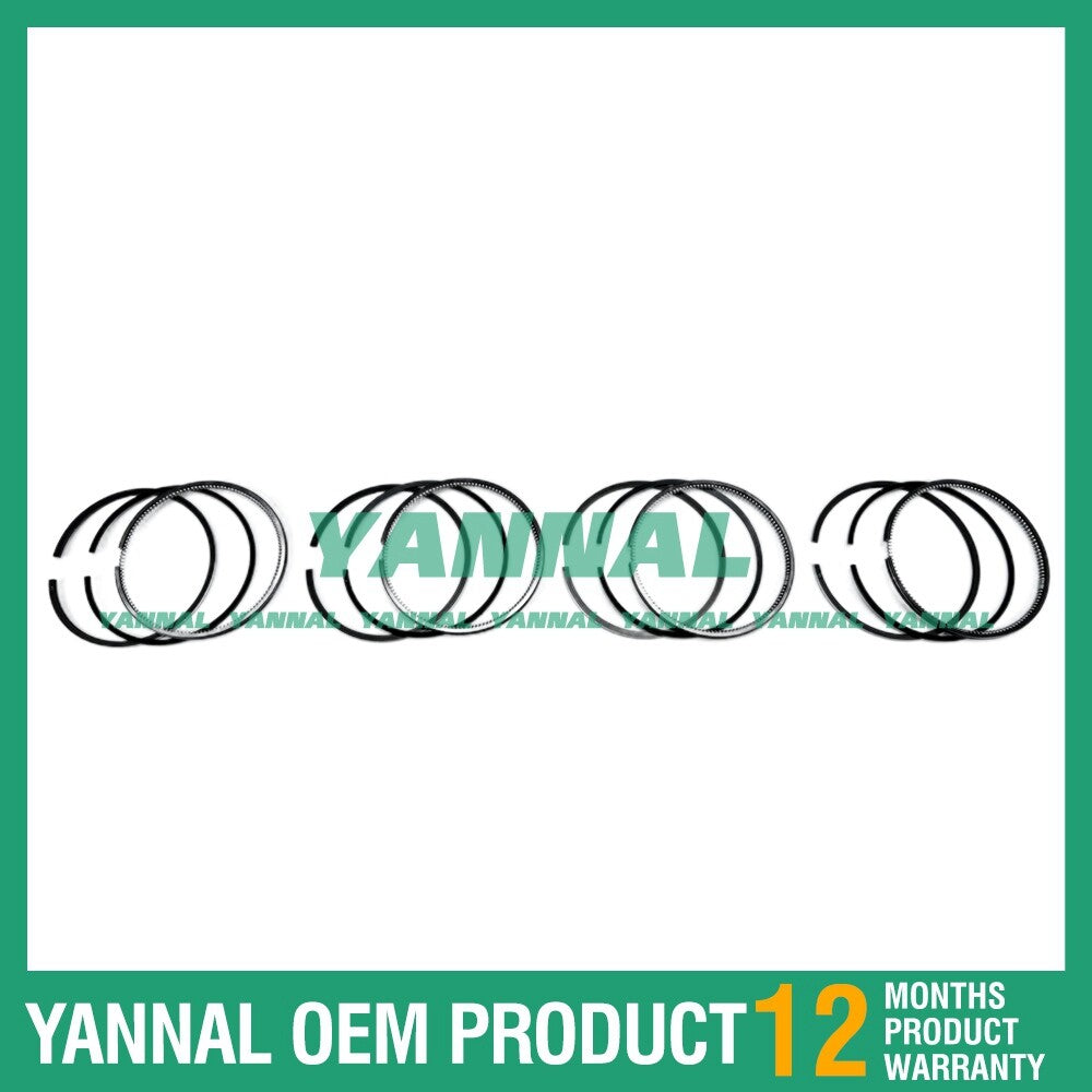 4 new V3600 Piston Ring Kits STD for Kubota 30 D 7 E Diesel Forklifts
