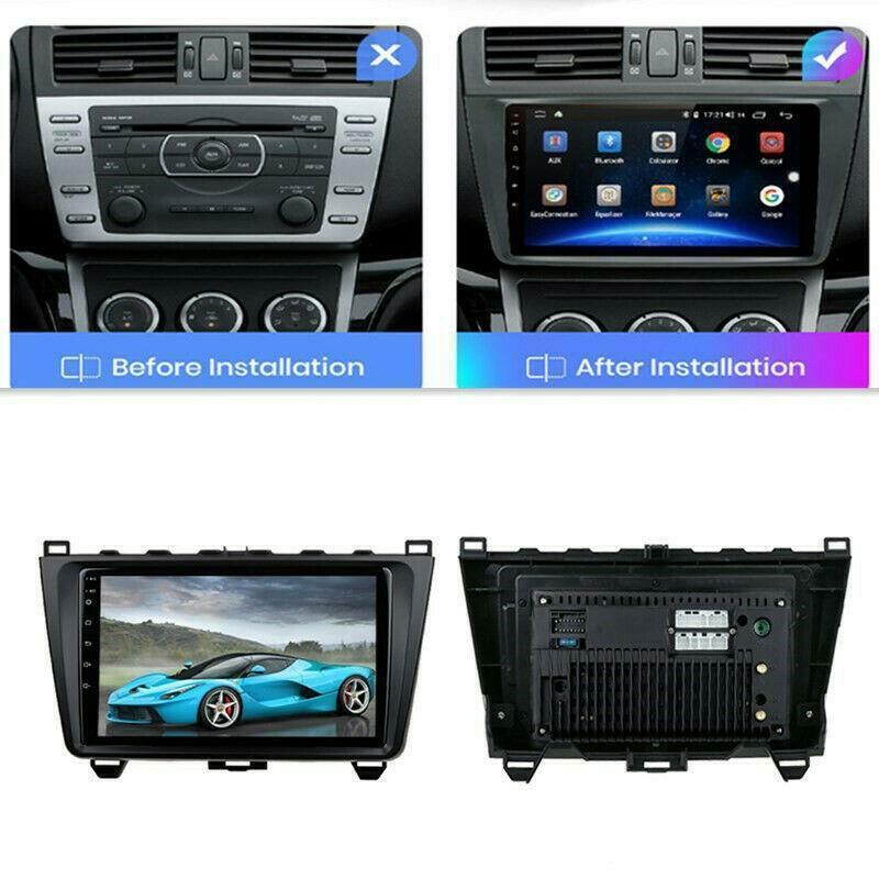 2 Din Android Radio Multimedia Video Player Fit for Mazda 6 08-12 GPS Navigation