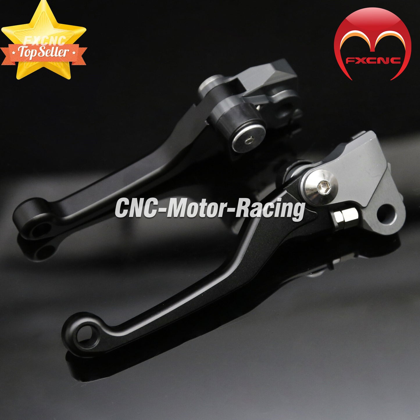 Motocross Dirt Bike Brake Clutch Lever for Kawasaki KLX450R 2008 - 2014/2015 Black