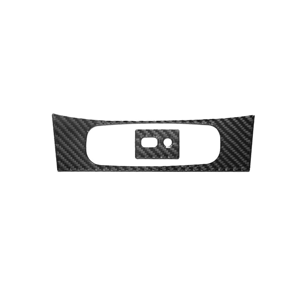 2-Pack Carbon Fiber USB AUX Port Frame Decorative Covers for Modern for Veloster JS 2019-22