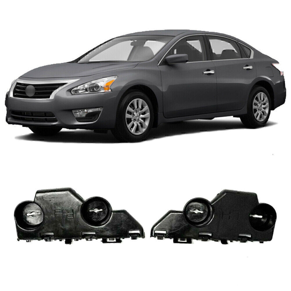 Pair Front Bumper Brackets Retainers Left Right Fit 2013-2015 2014 for Nissan Altima
