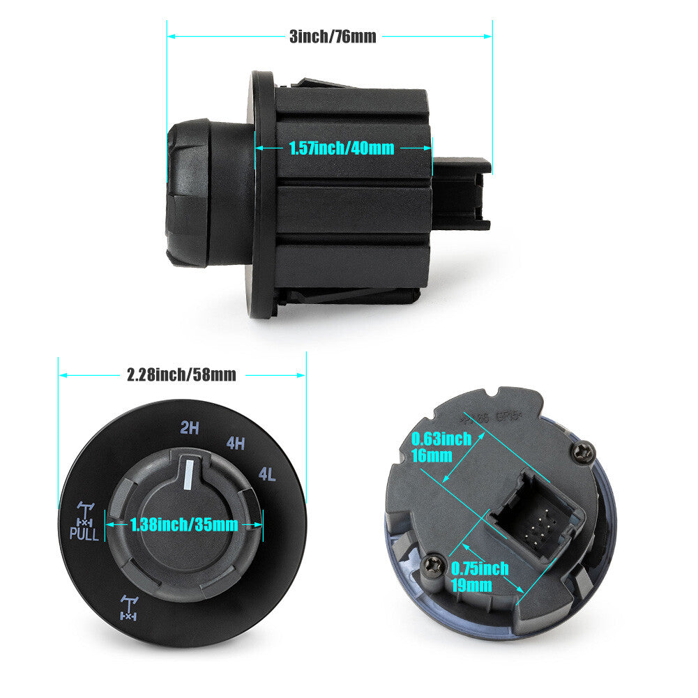 AL3Z14B166BA Electronic Locking Differential Switch Knob for FORD F-150 10-14 13