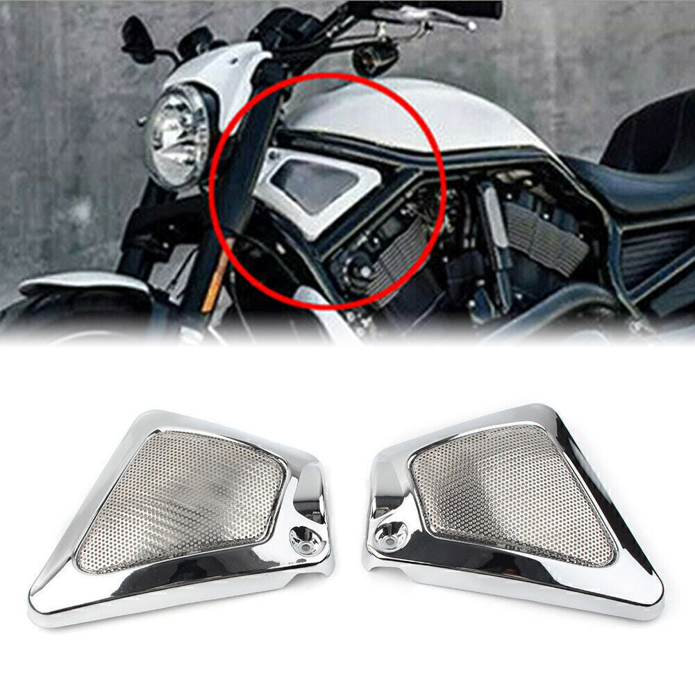Chrome Airbox Frame Neck Side Cover for Harley V-Rod VRSCA VRSCB VRSCX VRSCAW