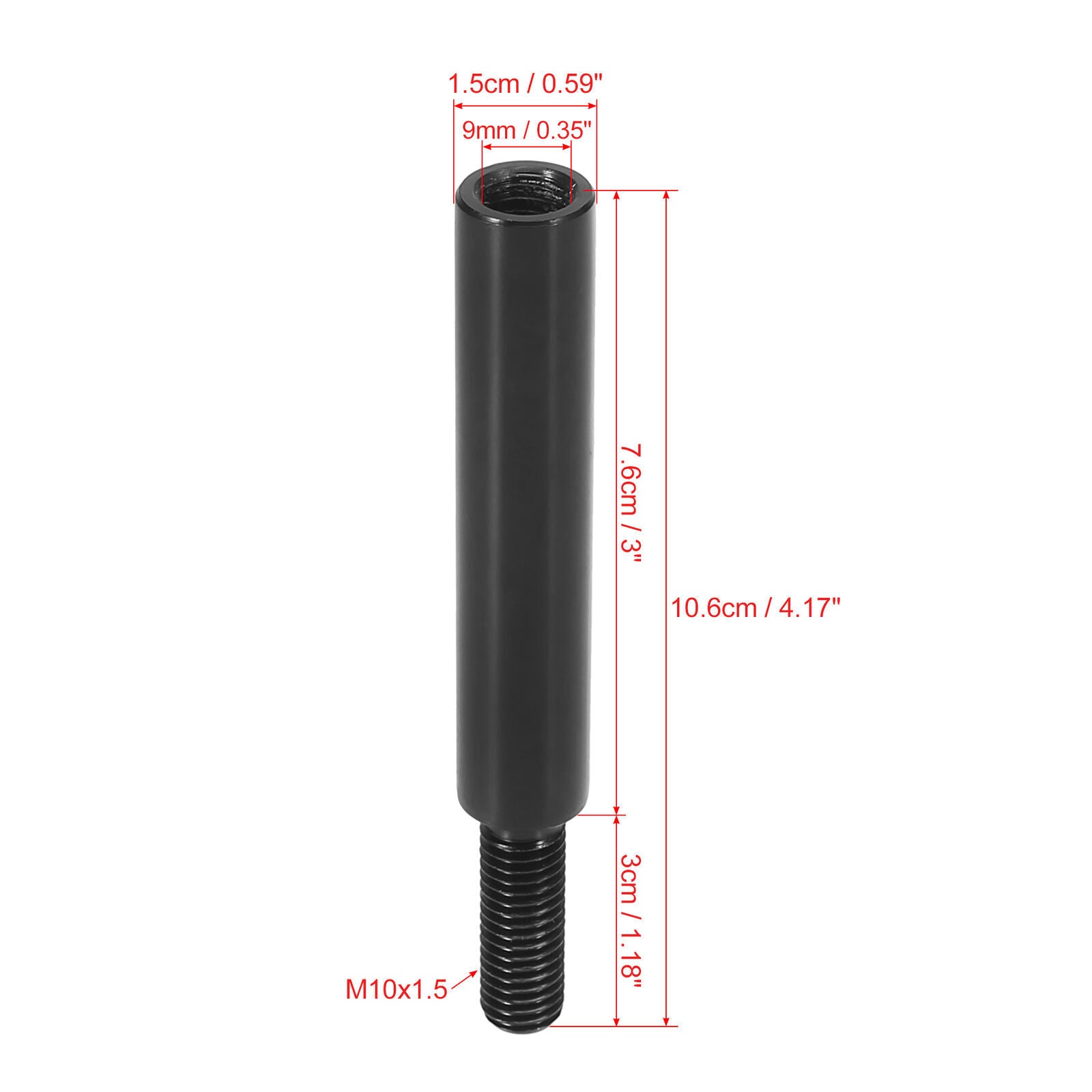 3 M10X1.5 76mm Gear Shift Knob Extender Extension Lever for Honda for Civic