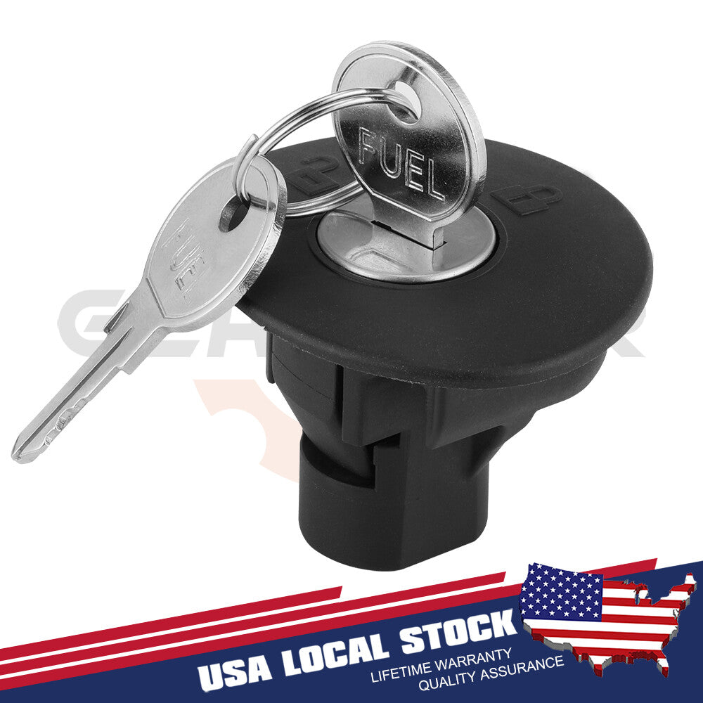 Locking Gas Fuel Tank Plug Cover Cap for FORD with 2 Keys 8U5Z9C268B NEW