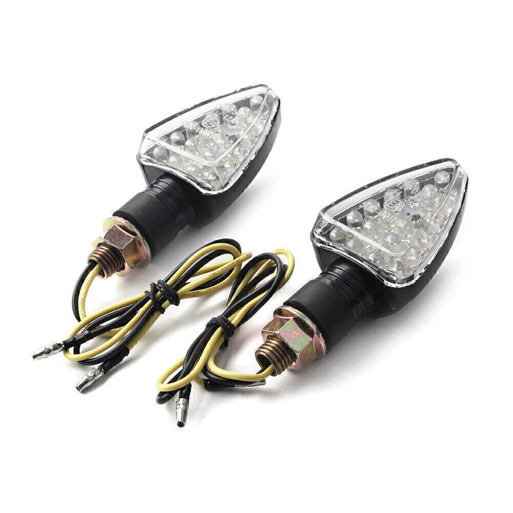 2Pcs Universal Motorcycle 12V 18 LEDS Turn Signal Light Indicator Blinker Lamp