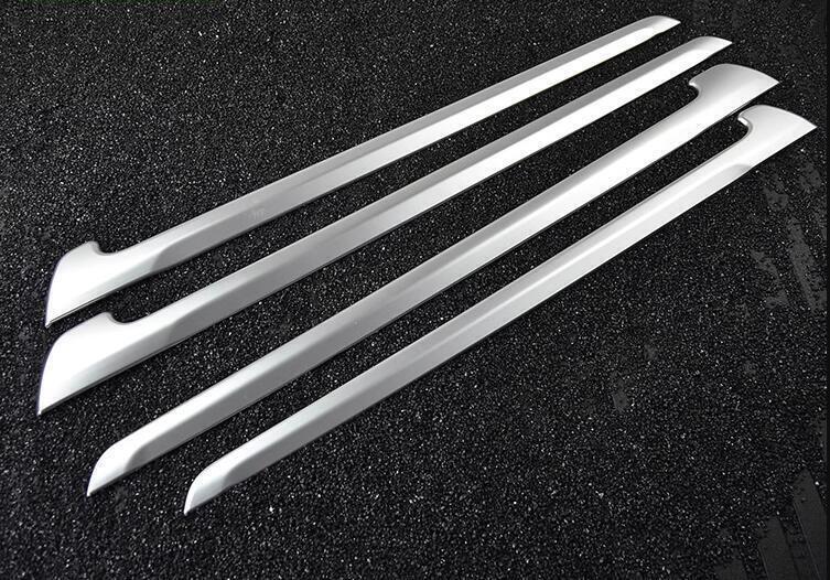 for Honda CRV CR-V 2017-2022 Silver Aluminum Inner Door Panel Cover Trim 4Pcs