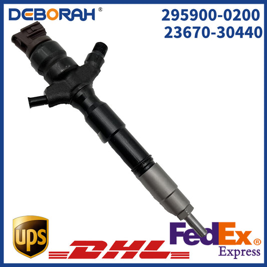 New Fuel Injector 295900-0200 23670-30440 for Toyota Diesel Engine 1KD-FTV D-4D