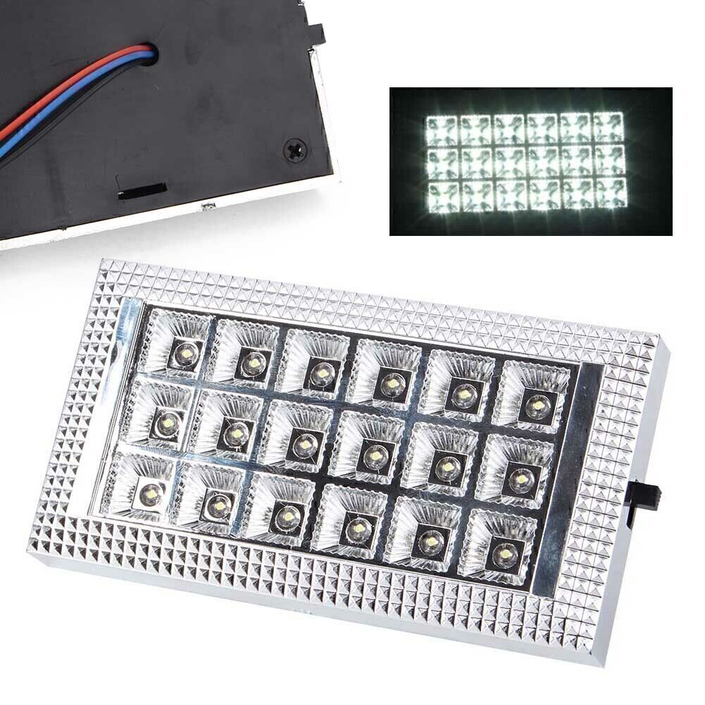 12V LED White Roof Ceiling Vehicle Car Interior Reading Lights Lamp Bulb