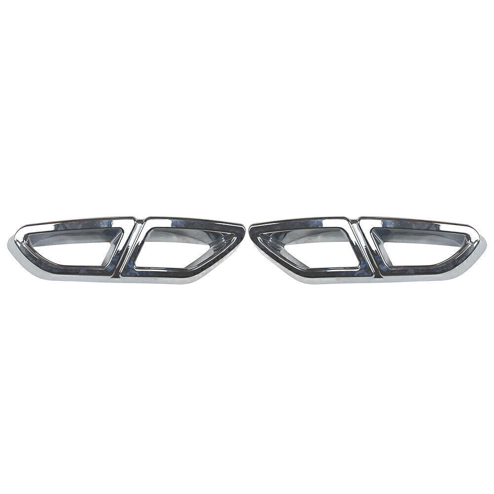 ABS Rear Exhaust Muffler Tail Pipe Cover Trim for VW for Passat B8 2016-2019 17