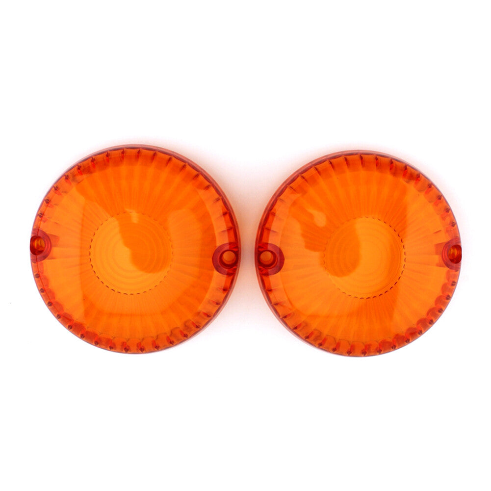 2x Turn Signal Light Lens Cover for Yamaha V Star 650 1100 Vmax 1200/1700 Amber