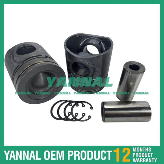 new 4x 10304A107-3 piston kit STD for JCB JCB444 engines