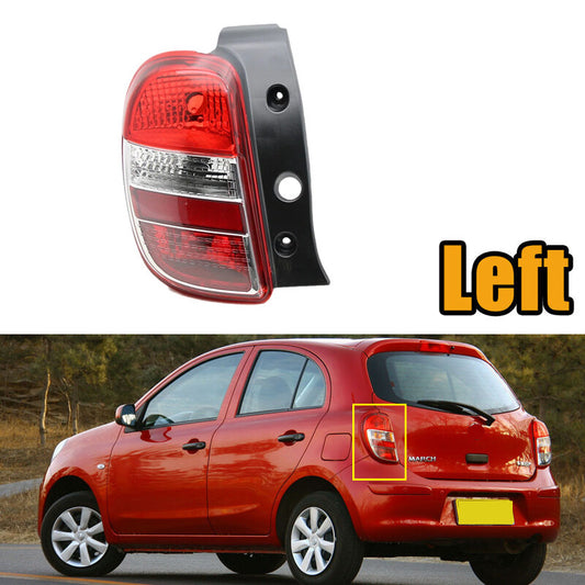 for Nissan March 2010-2017 Tail Light Brake Lamp Housing Without Bulb Left