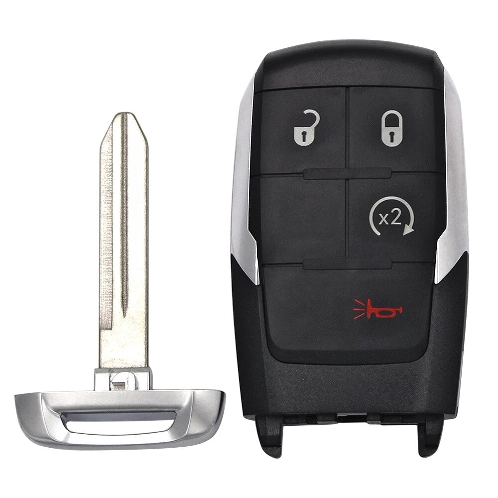 Compatible with 2019-2021 for Dodge for Ram pickups 2500 3500 4500 5500 for Smart Remote Control Keychain GQ4-76T