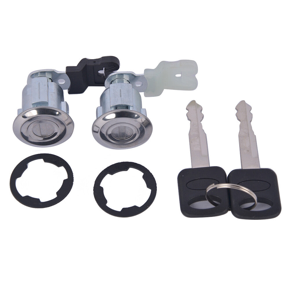 Door Lock Cylinder Keys Set of 2 for Ford E-150 E-250 for Mercury for Mazda Truck SUV