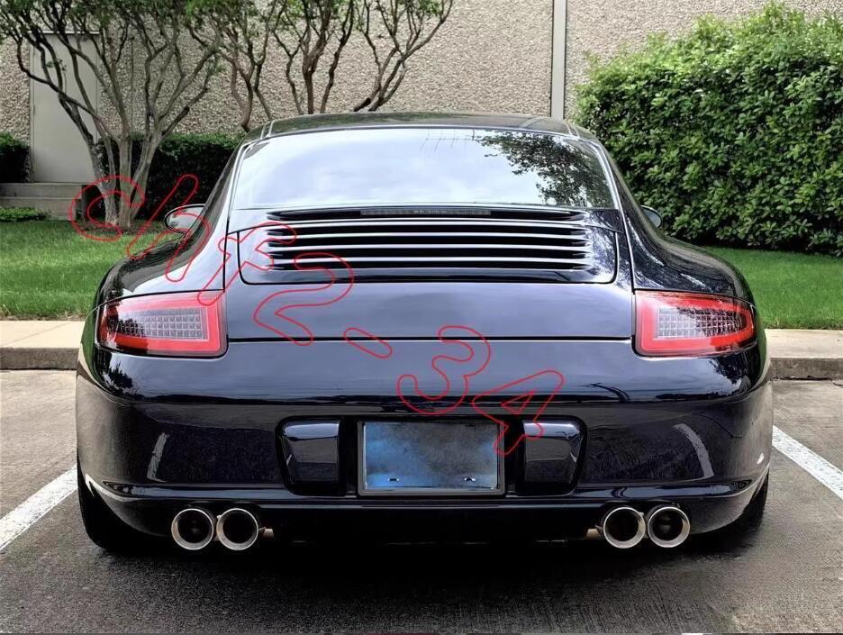 LED Smoked Black Lens Rear Light Assembly for Porsche 911 997.1 2005 - 2008 (1 pair)