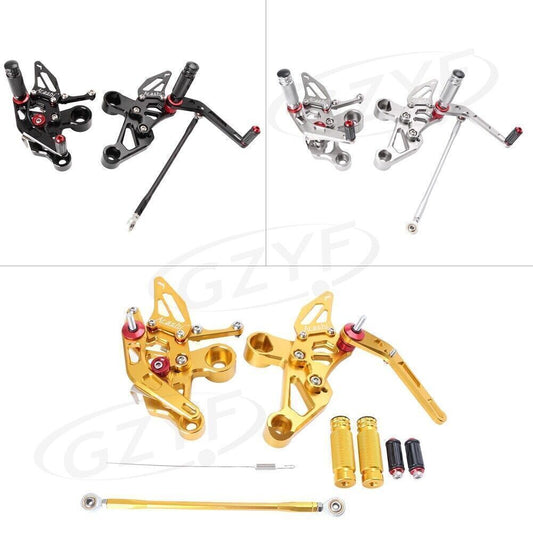 for Yamaha MT-09 FZ-09 2014 2015 2016 2017 Adjustable Rearset Footpegs Kit
