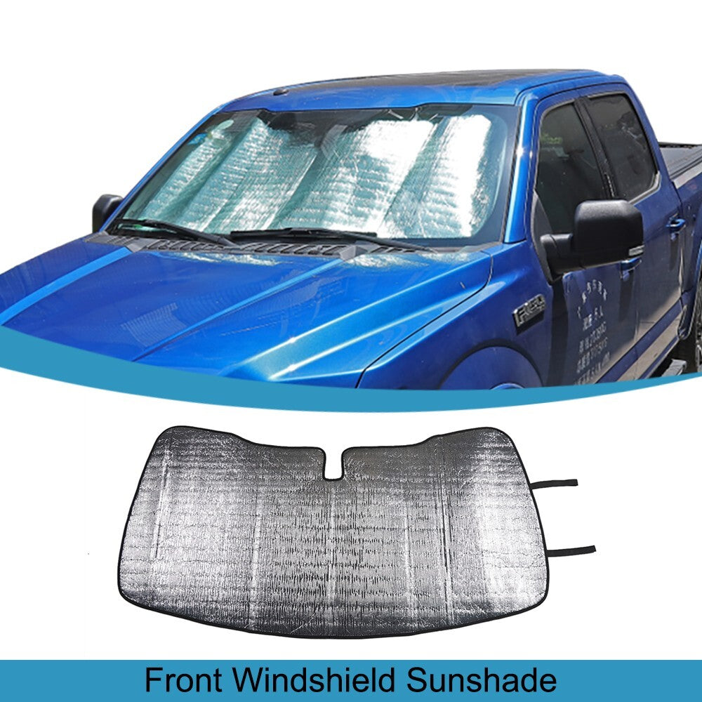 Front Windshield Sunshade Cover Sun Visor Shade UV Block for Ford F150 2015-2020