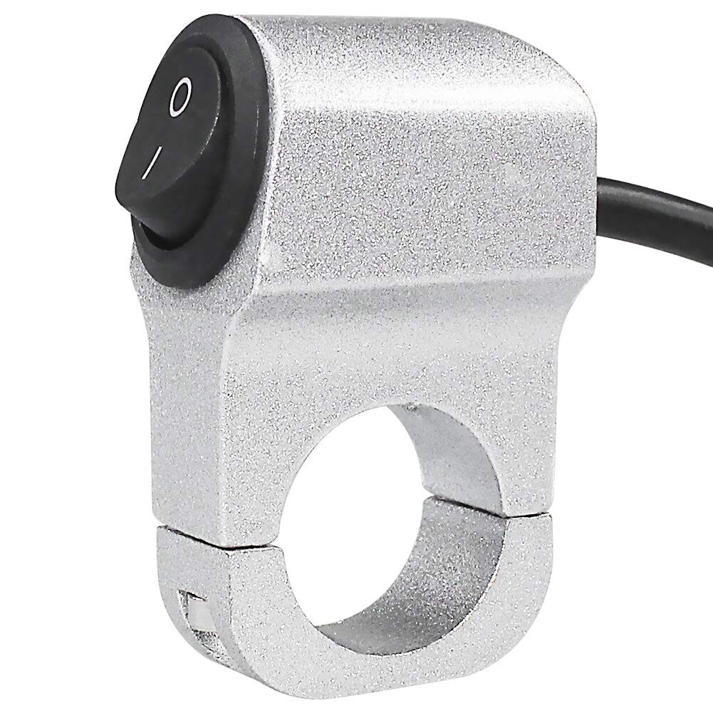 12V Motorcycle Switch Handlebar 22mm Switch Button Switch for Fog Lights Brake