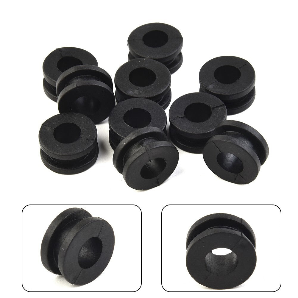 10Pcs Universal Motorcycle Rubber Grommet Mount Set/Side Cover Fender Accessory