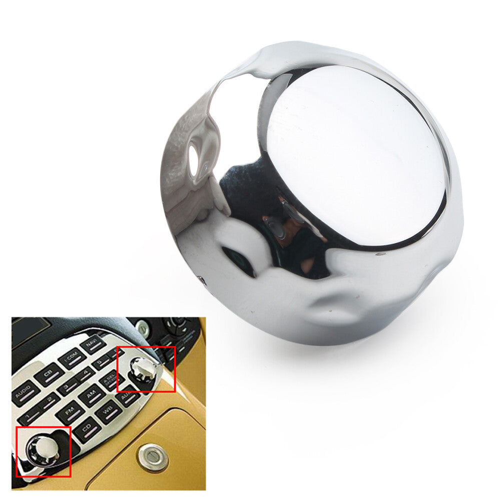 Chrome Fairing Audio Switch Cover for Honda Goldwing GL1800 2001-2011 2002 2003