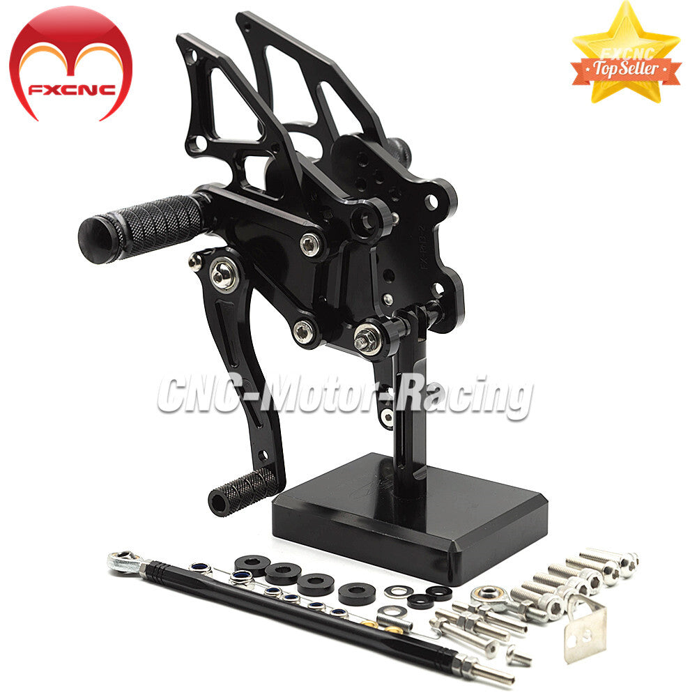 CNC foot spike, gear, and foot pedal set suitable for Kawasaki 300 250 2013 - 2017