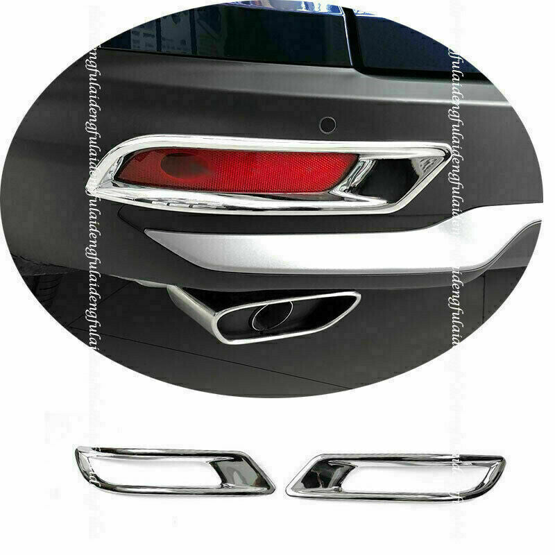for Honda CR-V CRV 2020-2022 Chrome Rear Bumper Fog Light Tail Lamp Frame Trim