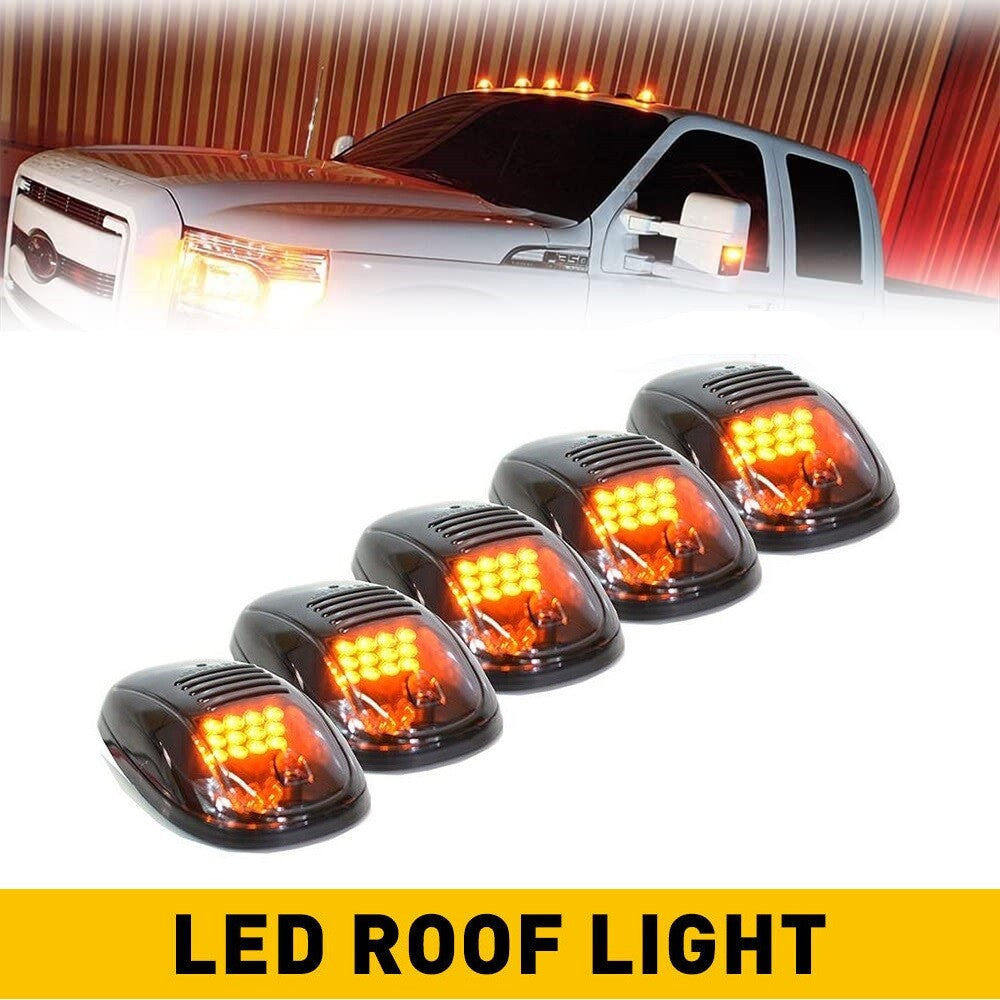 5pcs for Dodge for RAM 1500 2500 3500 Cab Amber 12LED Roof Top Marker Running lights