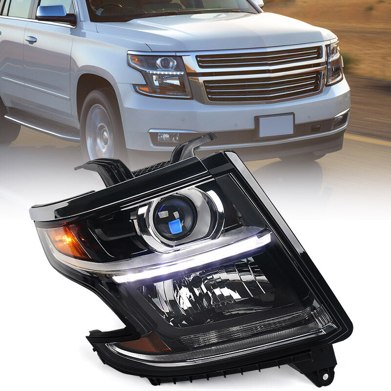 Suitable for 2015-2020 for Chevrolet Tahoe/Suburban Halogen Projector Headlights for Passenger's Right Hand