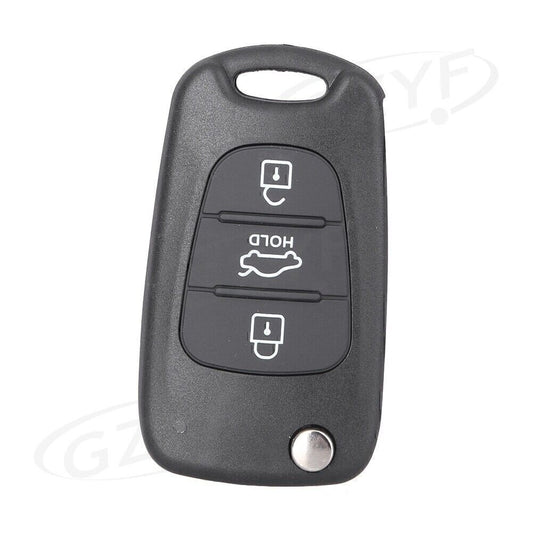 3 Button Car Flip Remote Key Shell Case Fit for KIA Rondo Sportage Soul Rio S161C