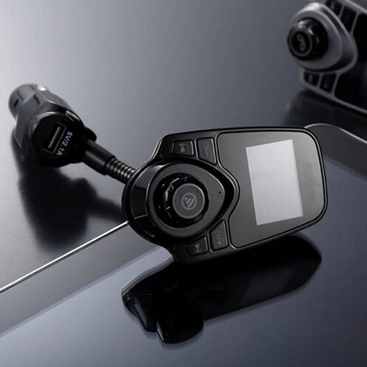 Car Wireless Bluetooth Blue LCD MP3 Player FM Transmitter Handsfree USB Charger