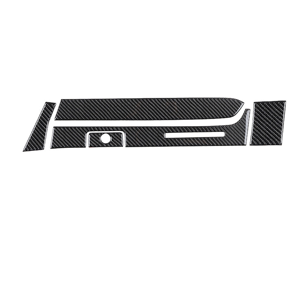 5Pcs Carbon Fiber Interior Glove Box Kit Cover Trim for Toyota Tacoma 2016-2021